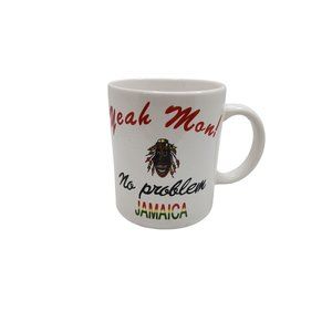 vintage porcelain yeah man no problem multicolor coffee mug
